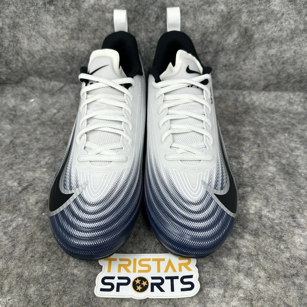 Nike Vapor Speed 3 Football Cleats Mens Size 7.5 White Navy Black HM8849-103